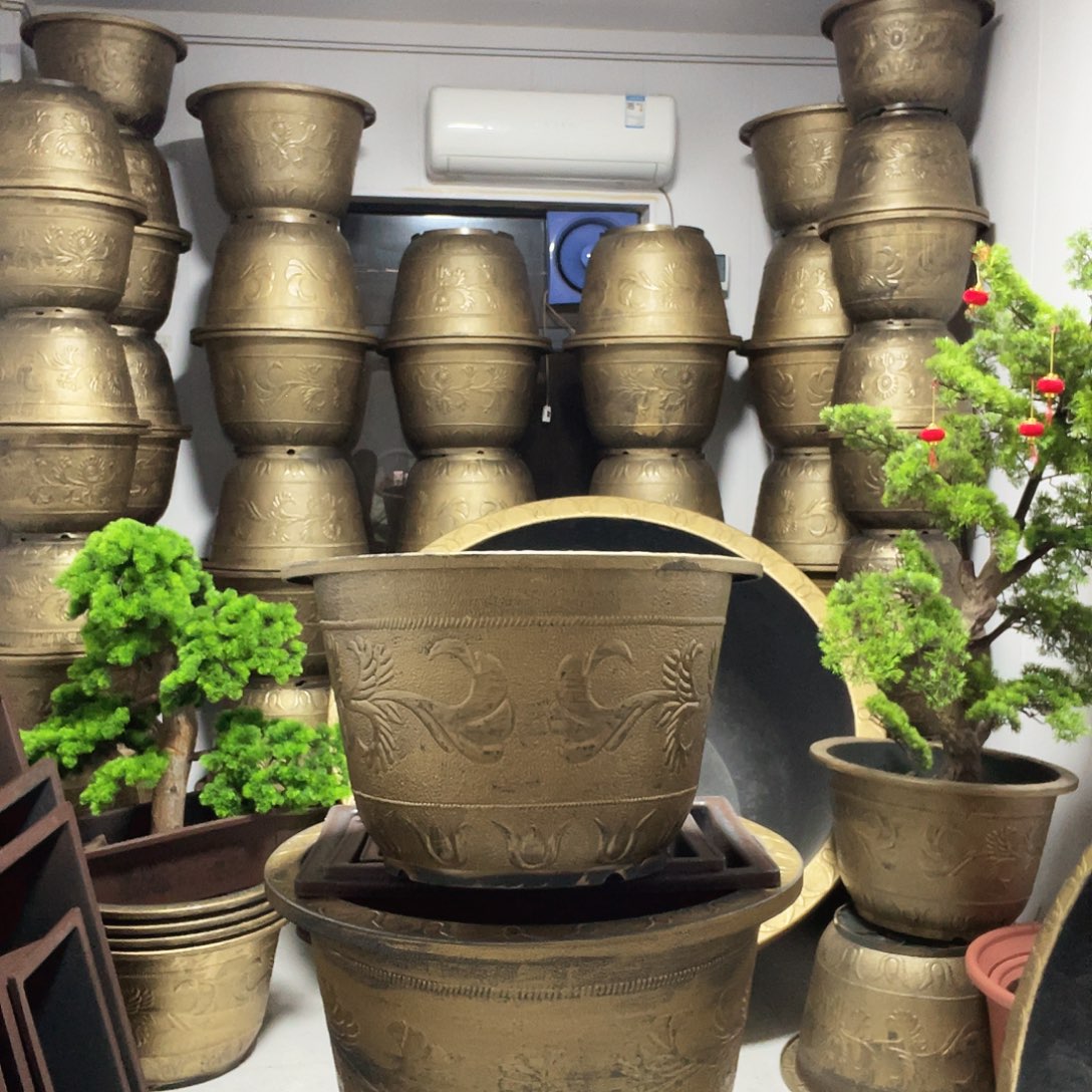 2个60口径花盆，有孔