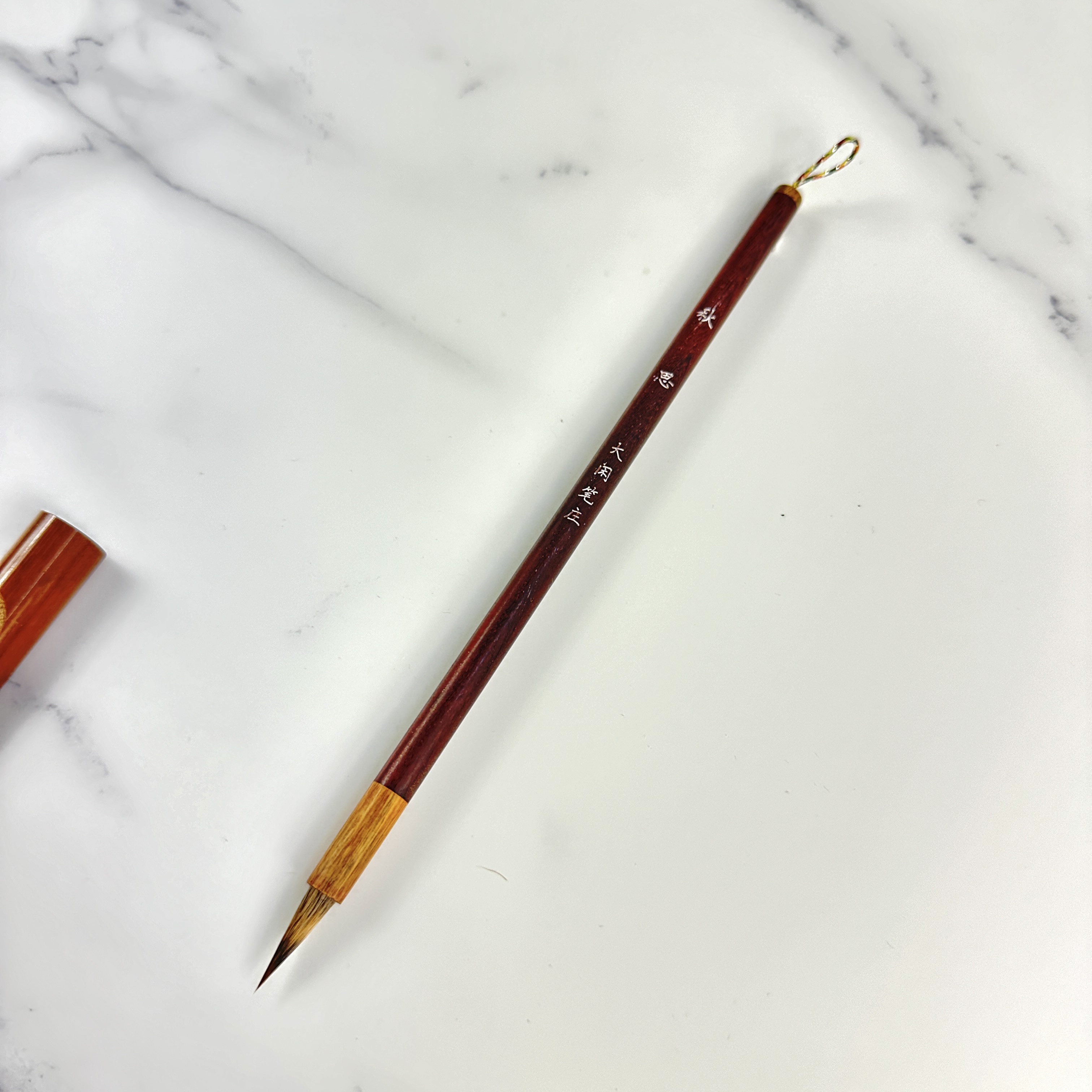 【秋思】 狼紫小楷  出锋1.8 口径0.5 杆长18 小楷 瘦金体 勾线