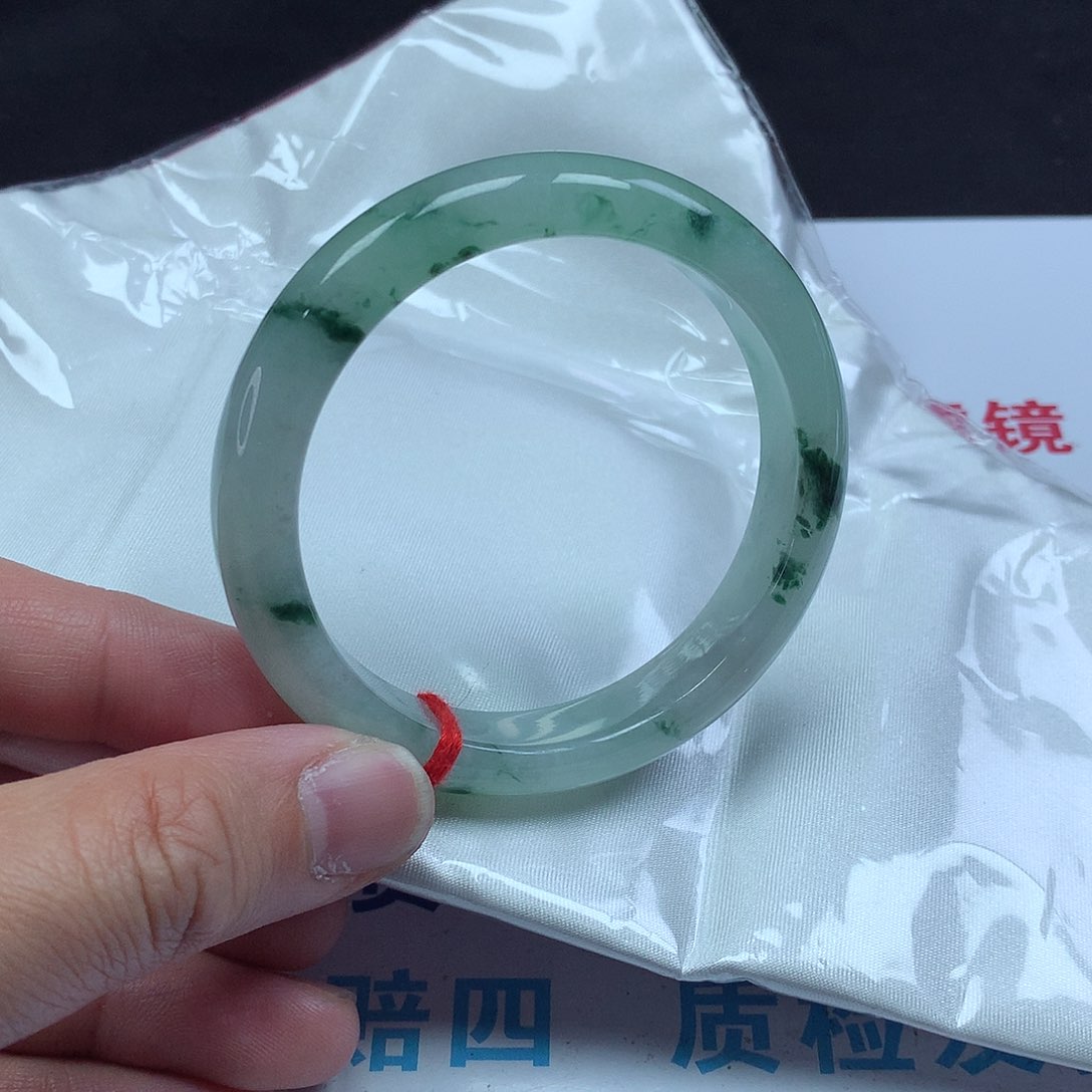 翡翠手镯未镶嵌54正圈