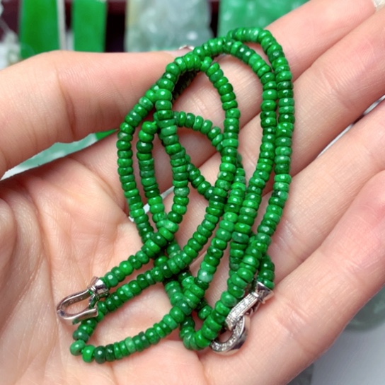 翡翠项链未镶嵌项链