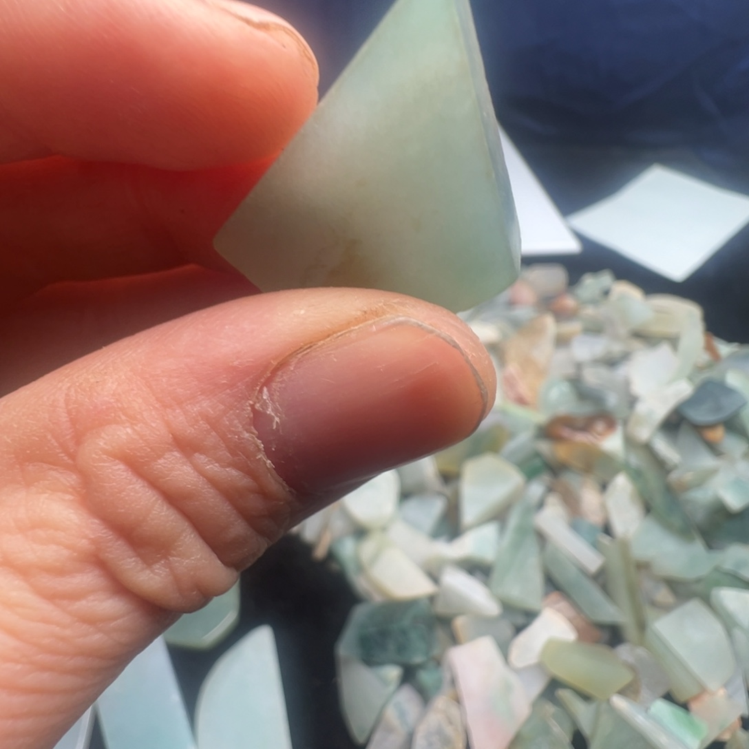 翡翠裸石缅甸翡翠A货种水料