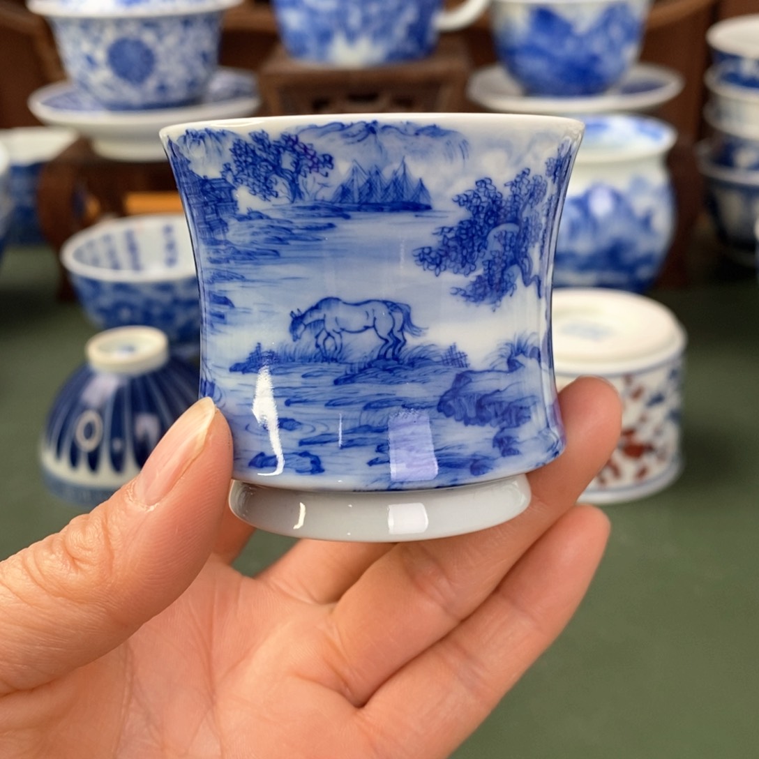 杯景德镇陶瓷手工手绘