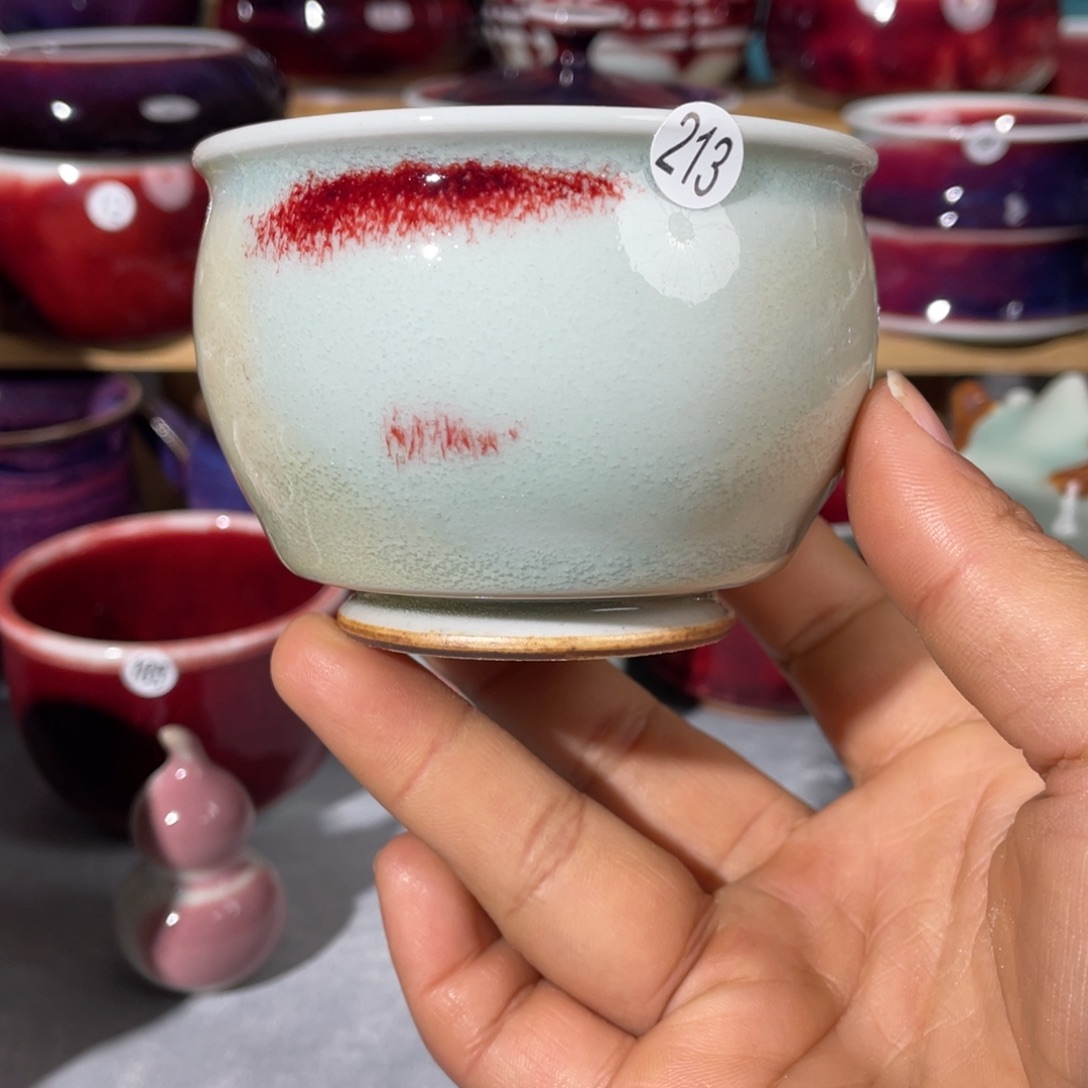 瓷片纯手工制作……微微瑕