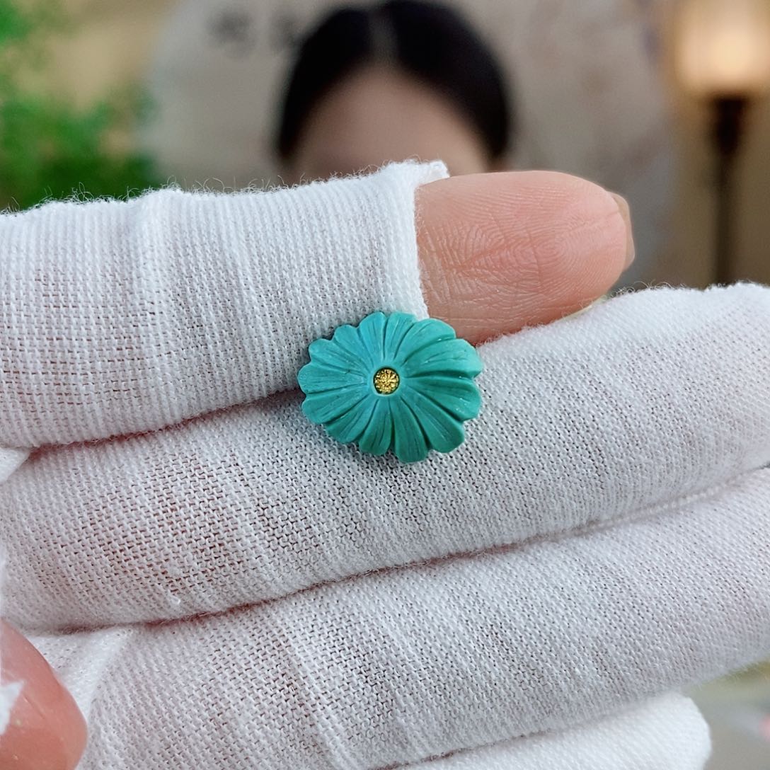 绿松石珠宝奇石未镶嵌