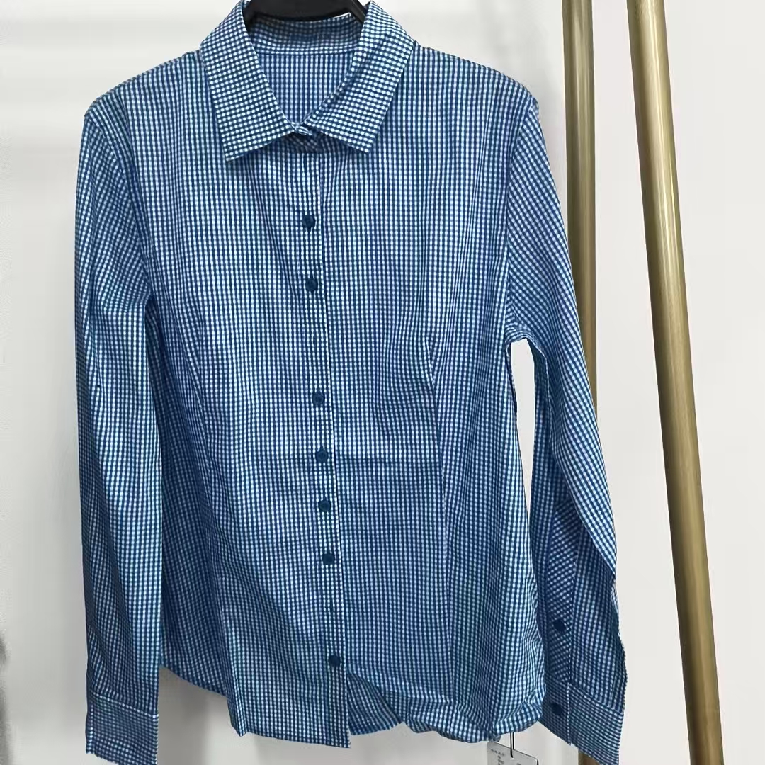 不支持退换 女款格子衬衫1001-300782