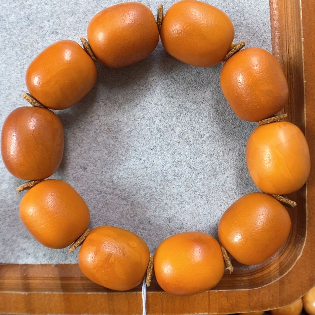 蜜蜡手串未镶嵌蜜蜡手串