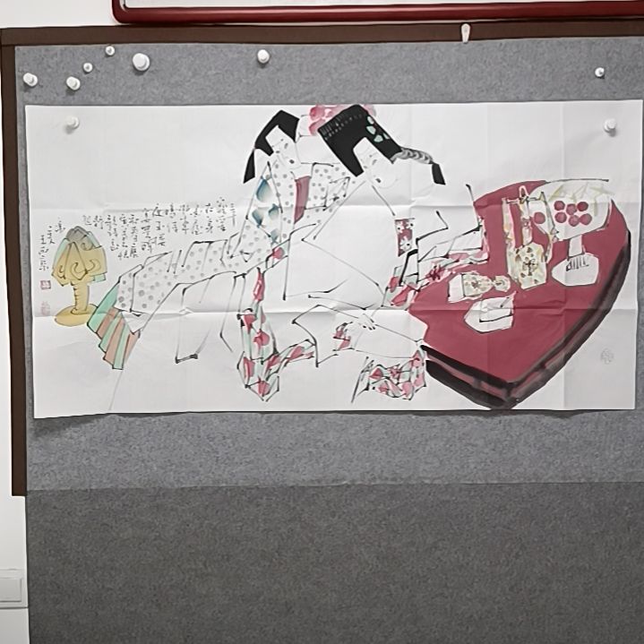 书法长恨歌部分节选啊，那个四尺整张