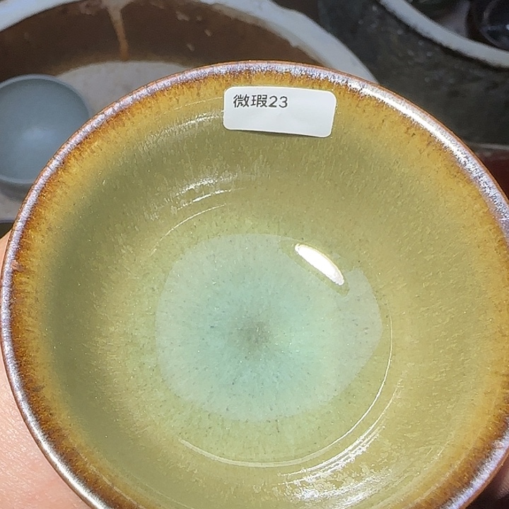 煙***頭茶盏青钰建盏主人杯 23