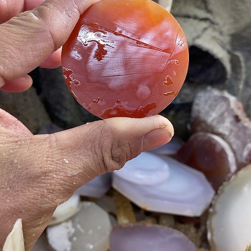 【闪购商品】定制玛瑙故**云纯天然玛瑙