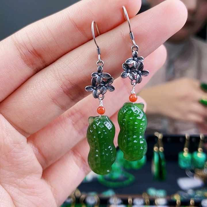 和田玉珠宝奇石银S925镶嵌