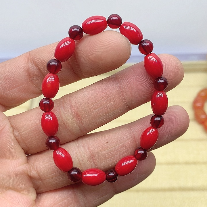 玛瑙/玉髓手链合金