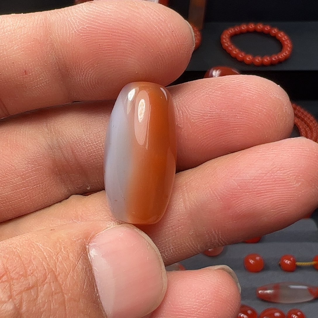 南红玛瑙未镶嵌勒子