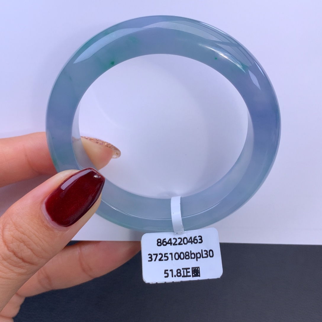 翡翠未镶嵌手镯冰胶幻彩手镯