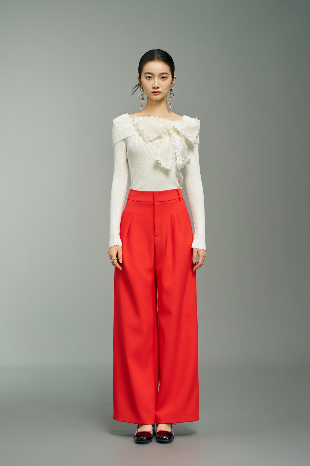 YIJIANGLAN/依江斓高腰阔腿裤