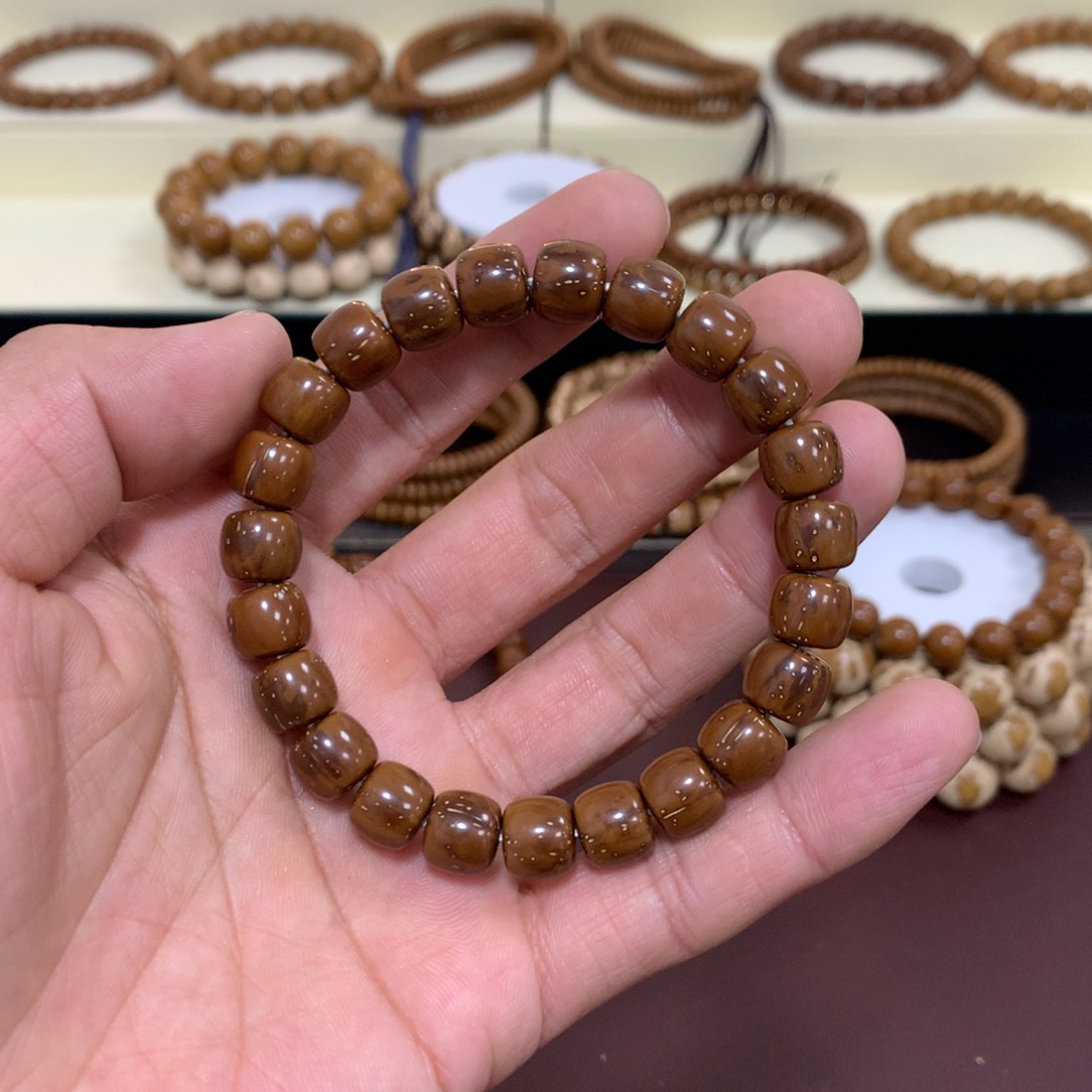 紫金鼠手串瑕疵实心老型10