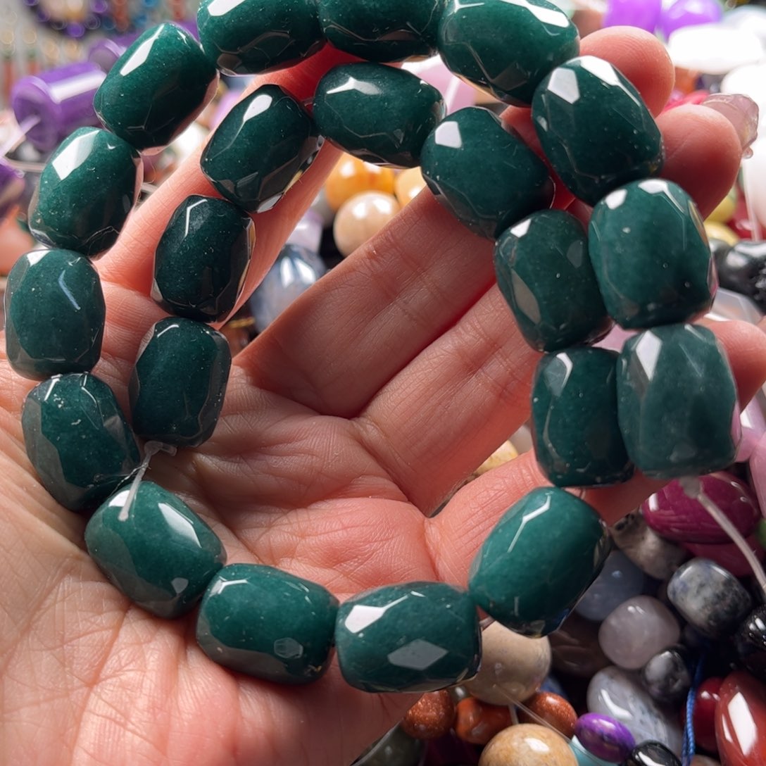 石英质玉珠宝奇石未镶嵌卡14*16切面