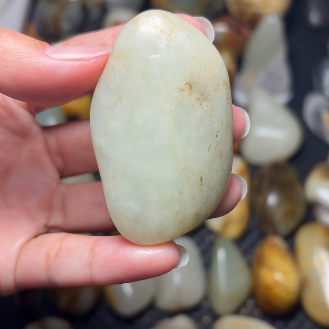 和田玉未镶嵌挂件B8