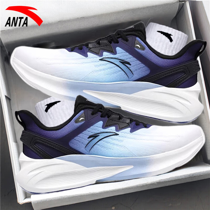 安踏男鞋毒刺5跑步鞋子官方正品网面透气休闲鞋体测跑鞋运动鞋男