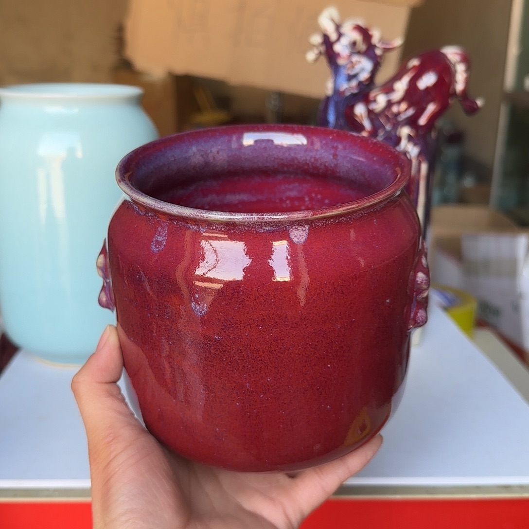 李***3陶摆件郑家钧瓷摆件微瑕