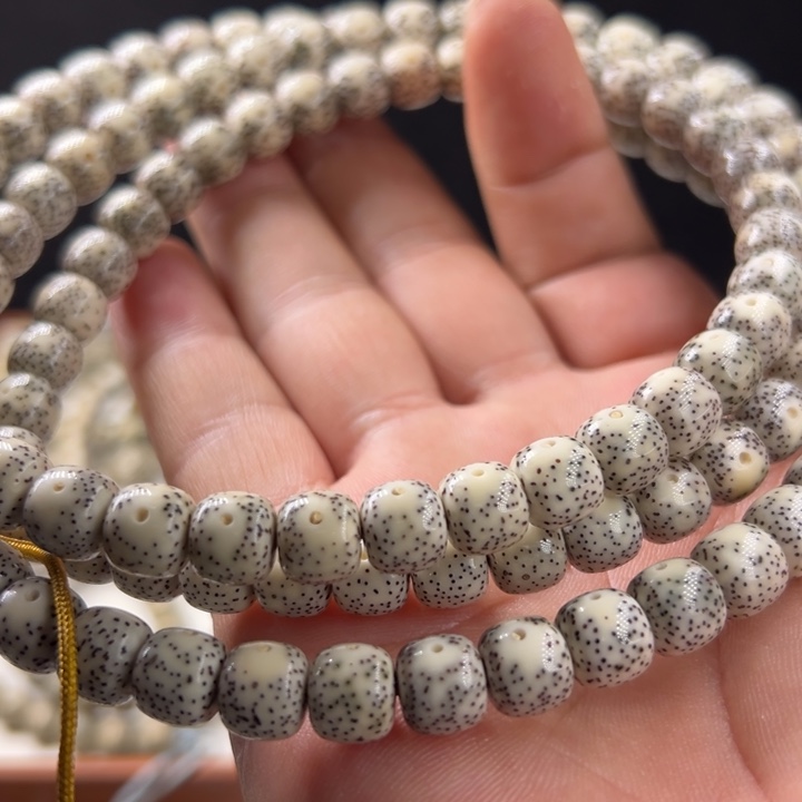 星月菩提吊坠98同枝月留白