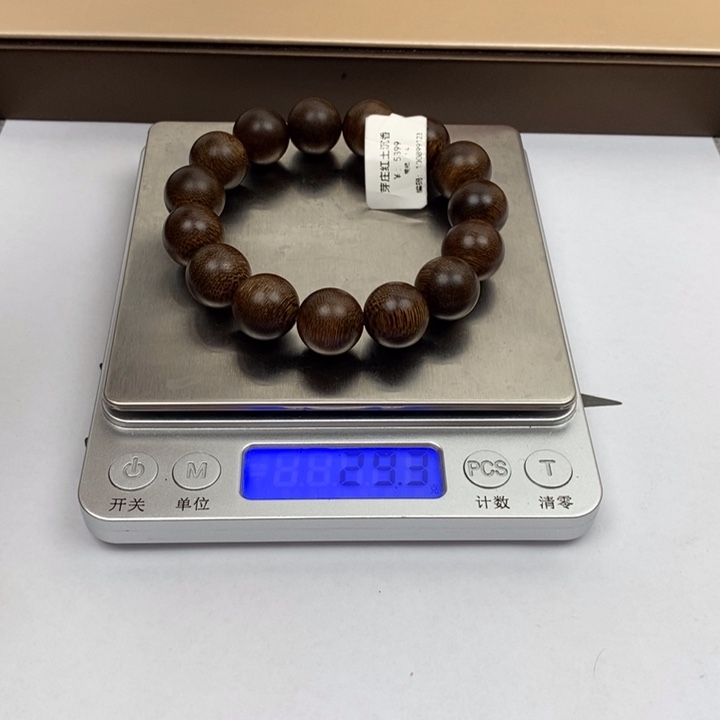 小***莫沉香手串芽庄红土