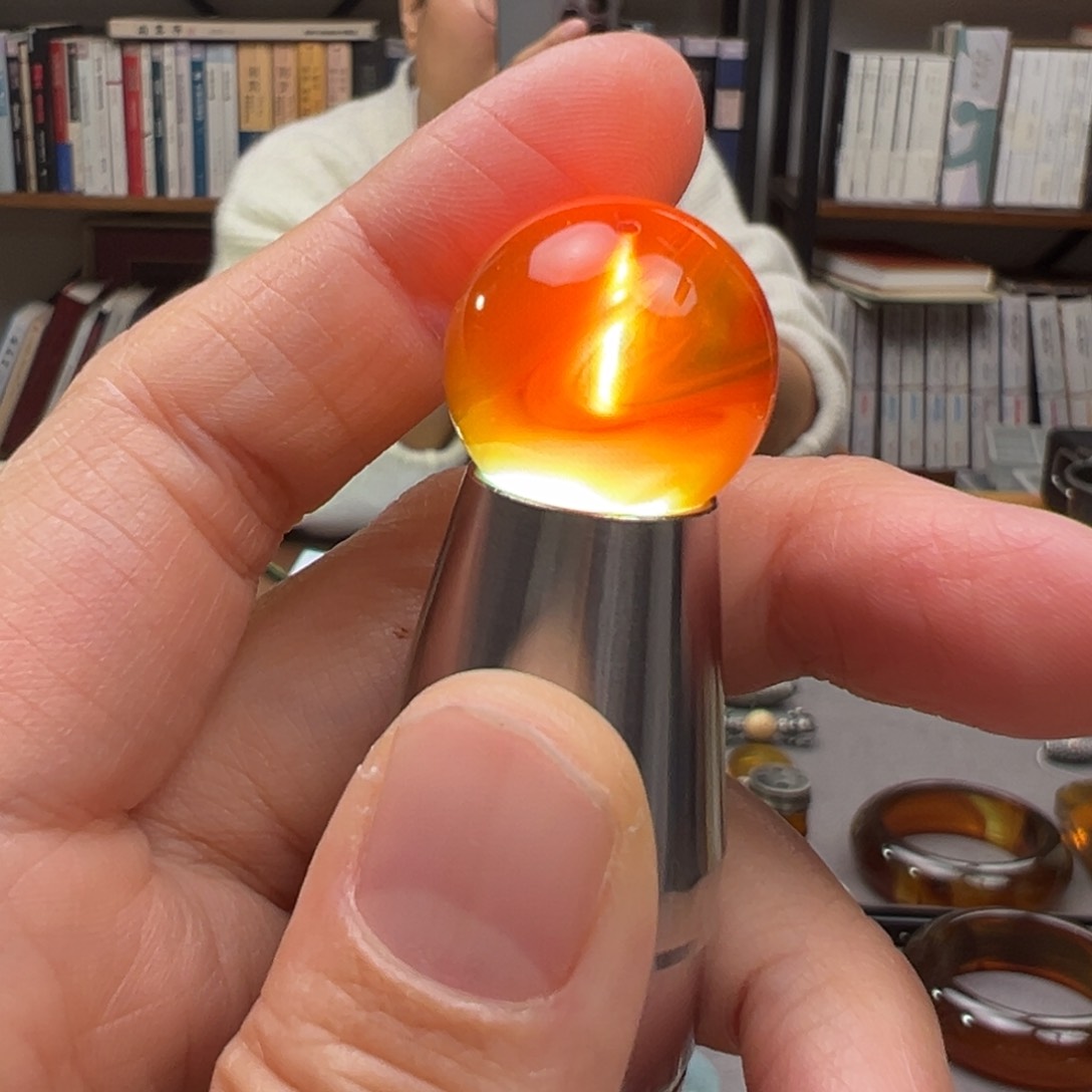 琥珀颈饰未镶嵌07珠