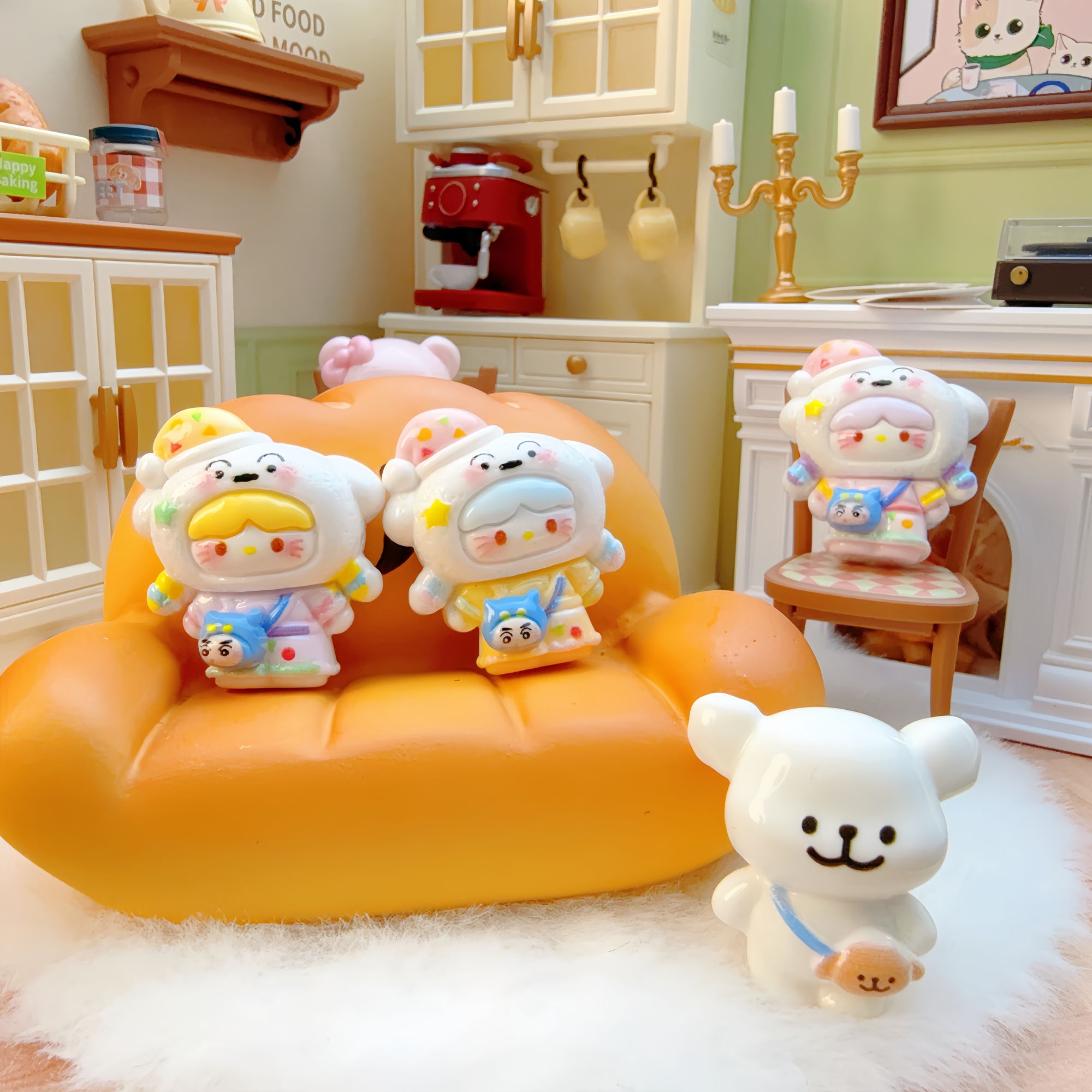 【三三创意-小白kitty】树脂diy饰品创意配件