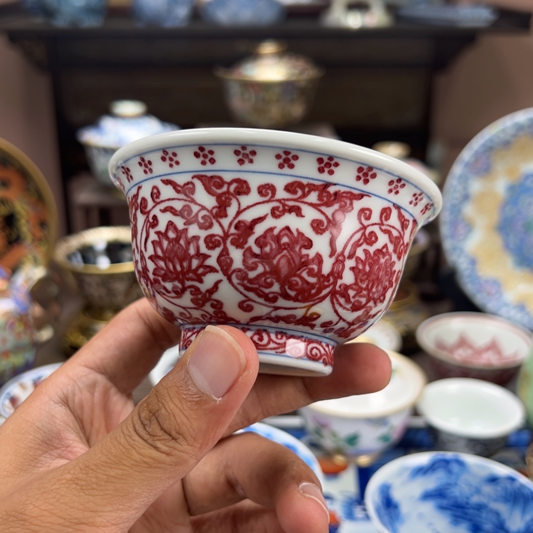 C***、瓷片景德镇手工手绘陶瓷