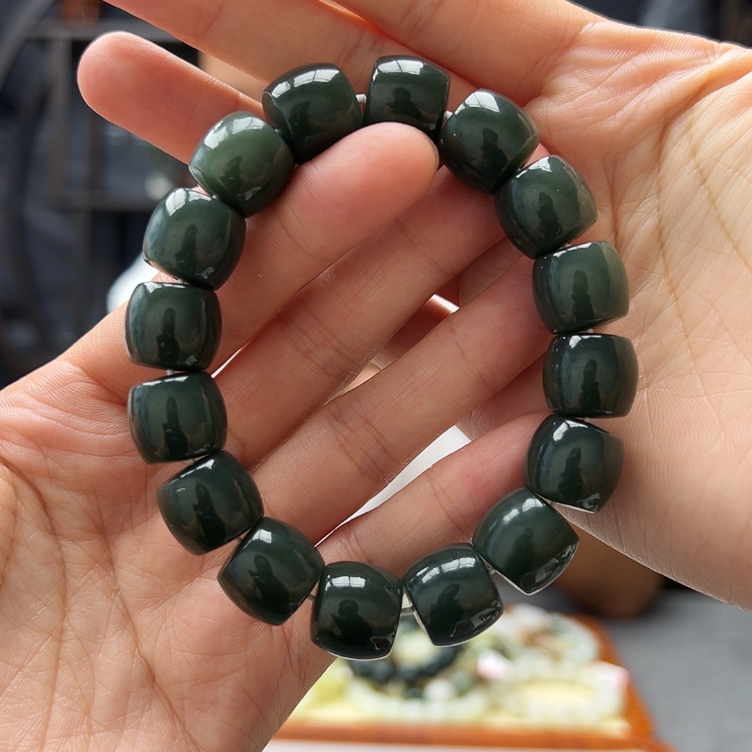 手链未镶嵌和田玉14且末直切