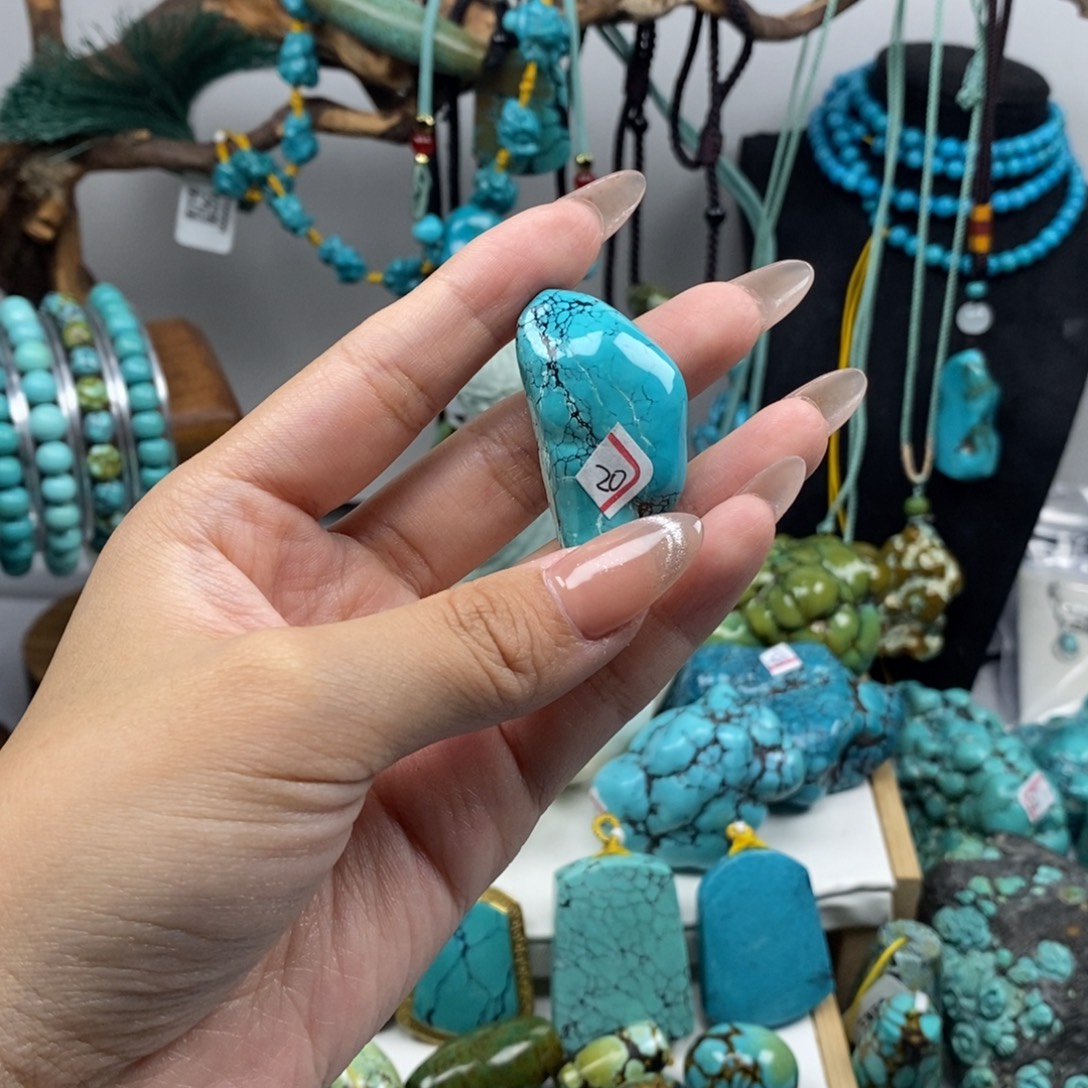 墨***雨高瓷精品网花随型吊坠y