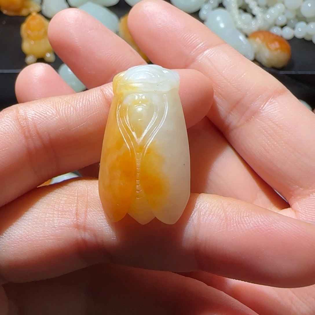 和田玉未镶嵌颈饰湘*小