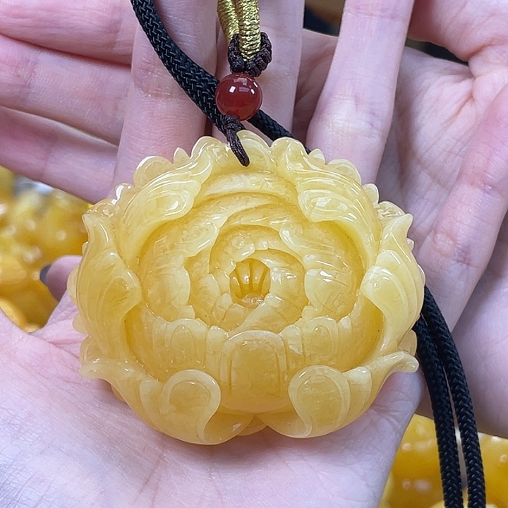 琥珀未镶嵌珠宝奇石琥珀蜜蜡J