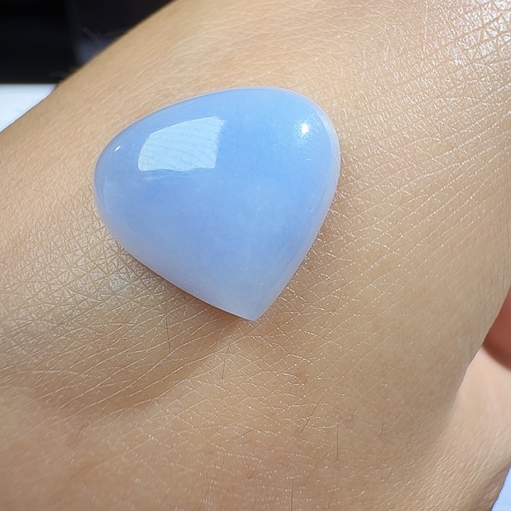 定制翡翠未镶嵌紫爱心