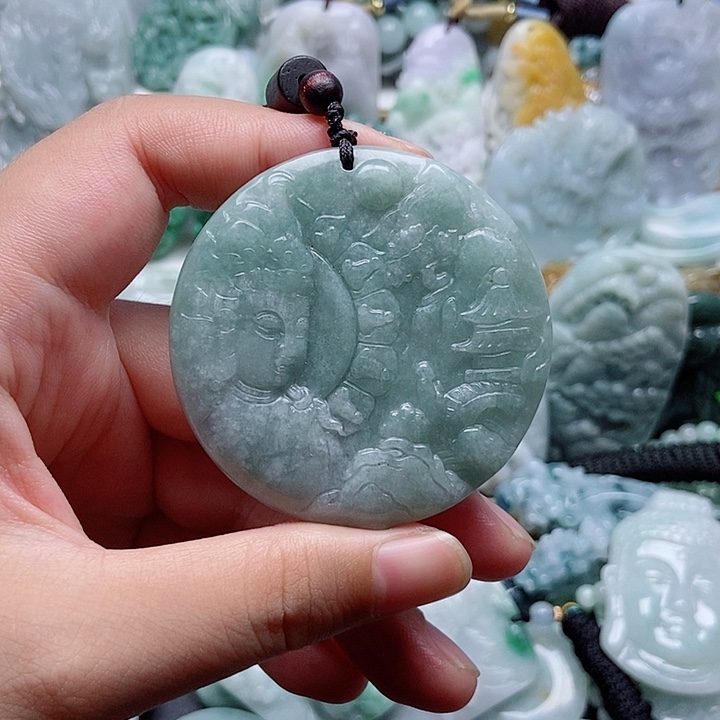 吊坠(不含链)未镶嵌翡翠1