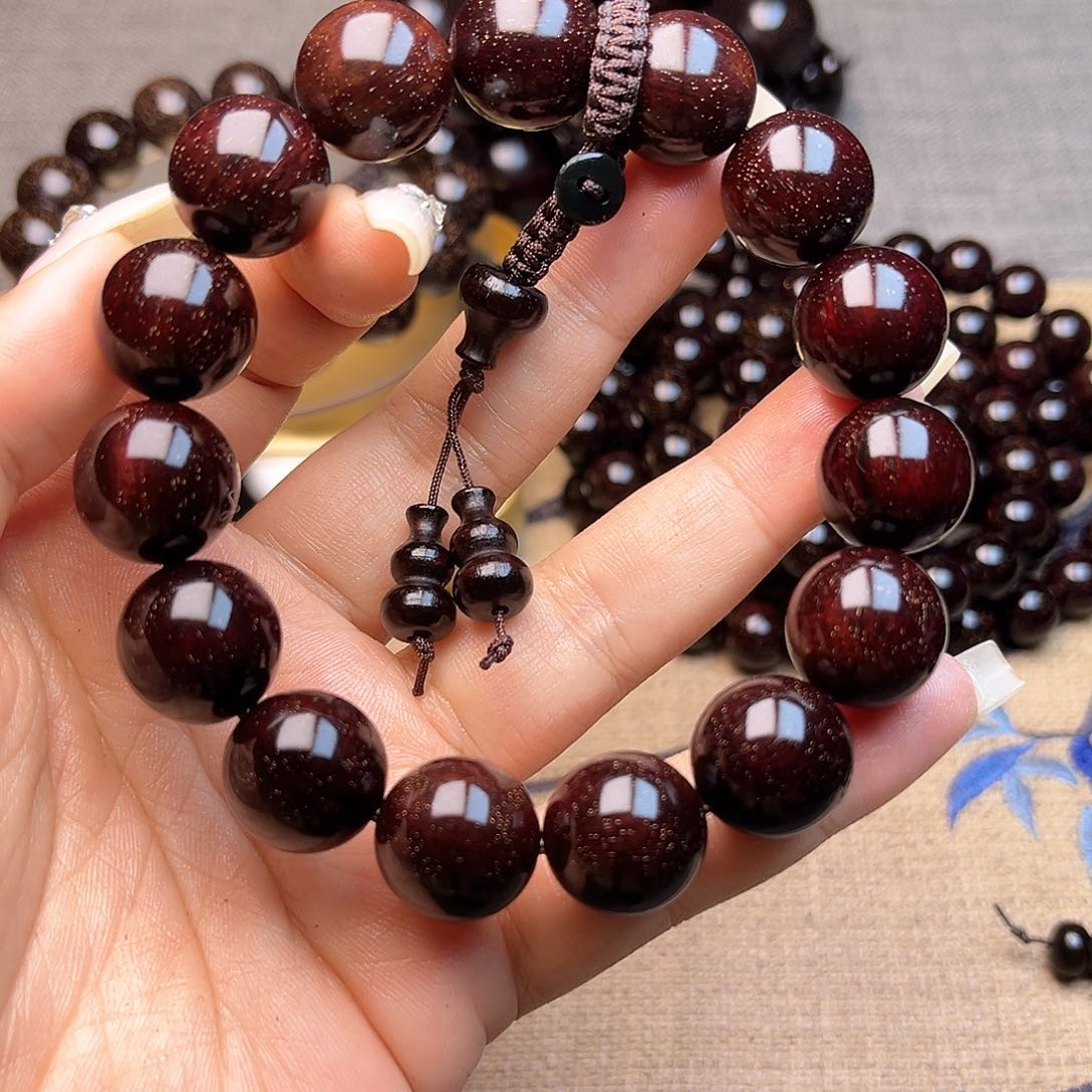 檀香紫檀（小叶紫檀）1.5 15颗细满星