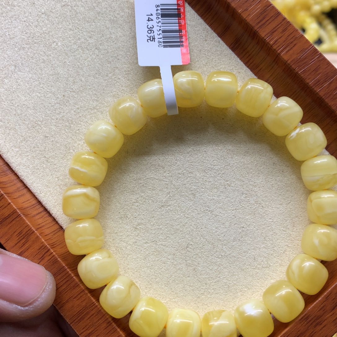 蜜蜡手链未镶嵌蜜蜡