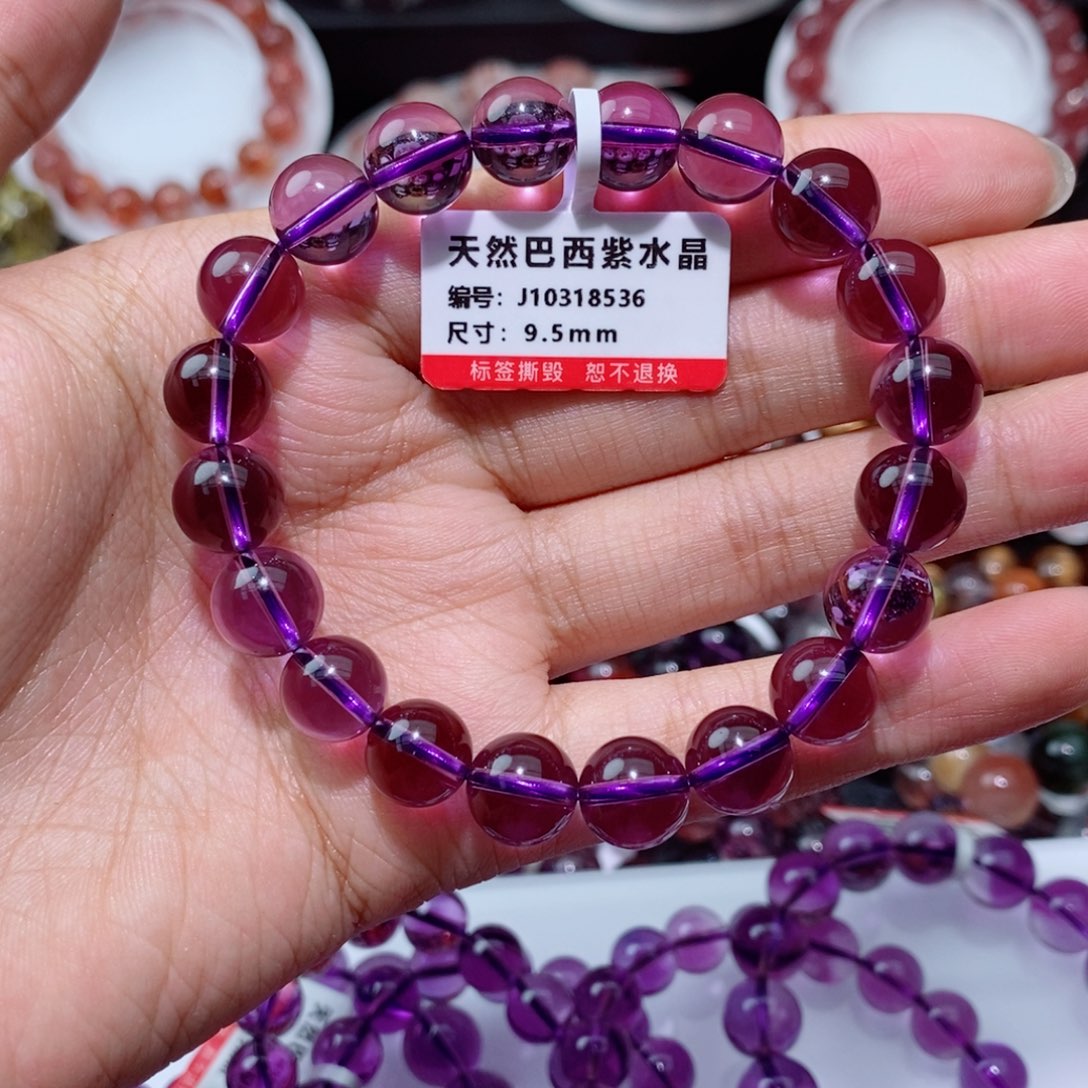水晶手链未镶嵌紫水晶手链