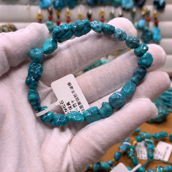 绿松石原矿未镶嵌美*