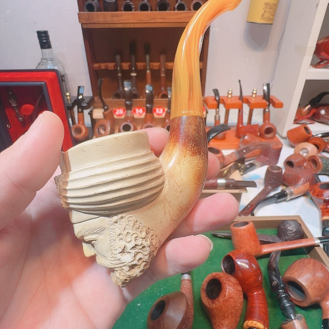 ～***～海泡石工艺品烟斗