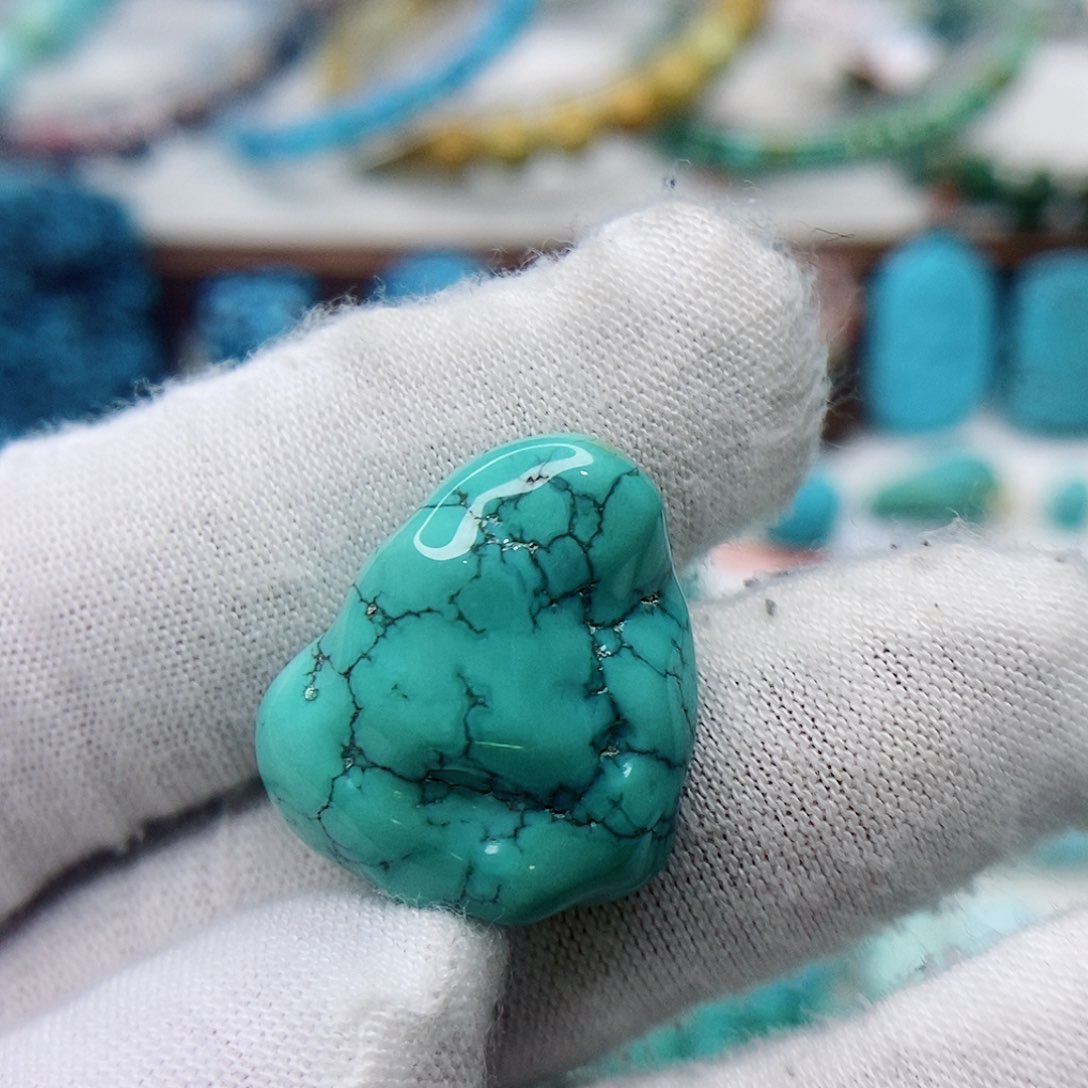 绿松石珠宝奇石未镶嵌