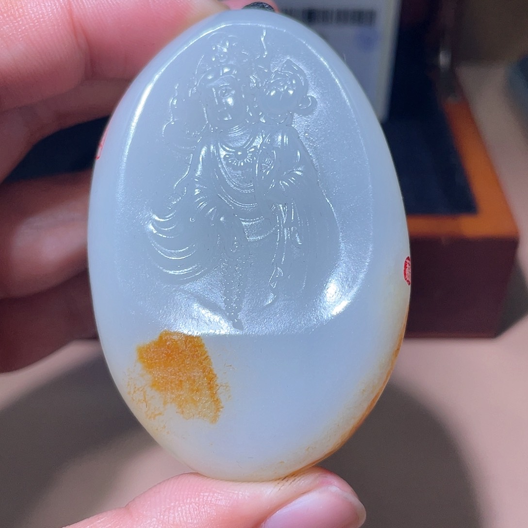 和田玉颈饰未镶嵌A7 