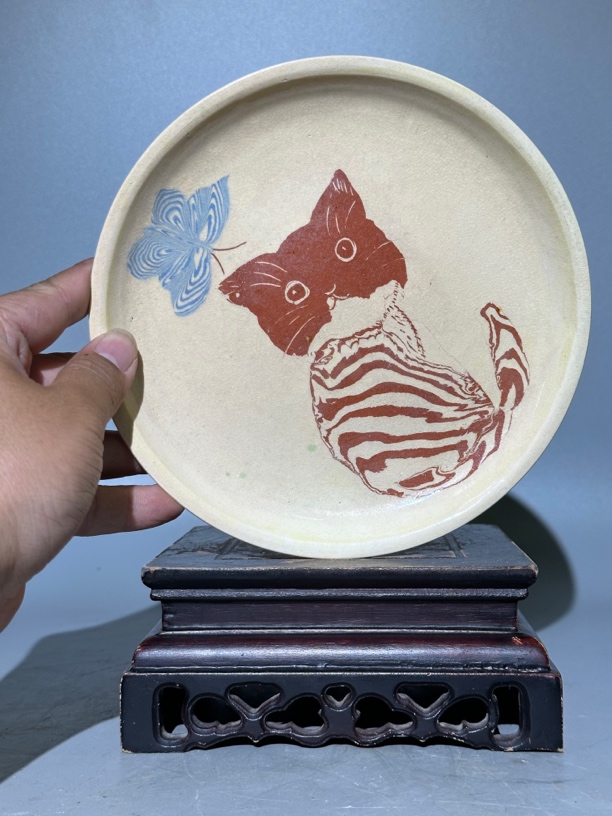 当阳峪窑，绞胎赏盘！