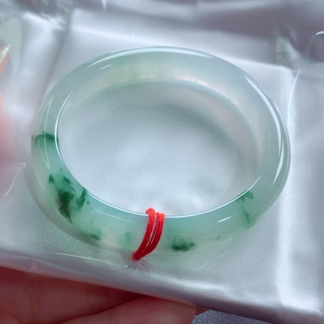 未镶嵌手镯翡翠天然缅甸翡翠A货手镯 贵妃89号