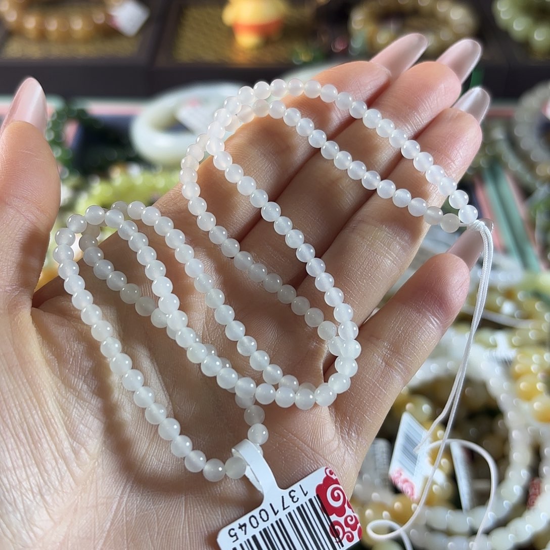 和田玉未镶嵌手链392