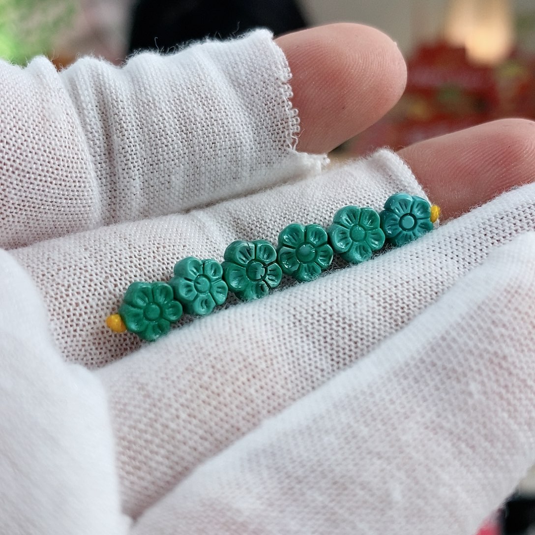 绿松石珠宝半成品未镶嵌