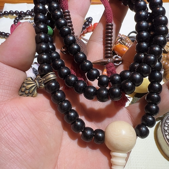 大理石非金属佛珠一个一个佛珠