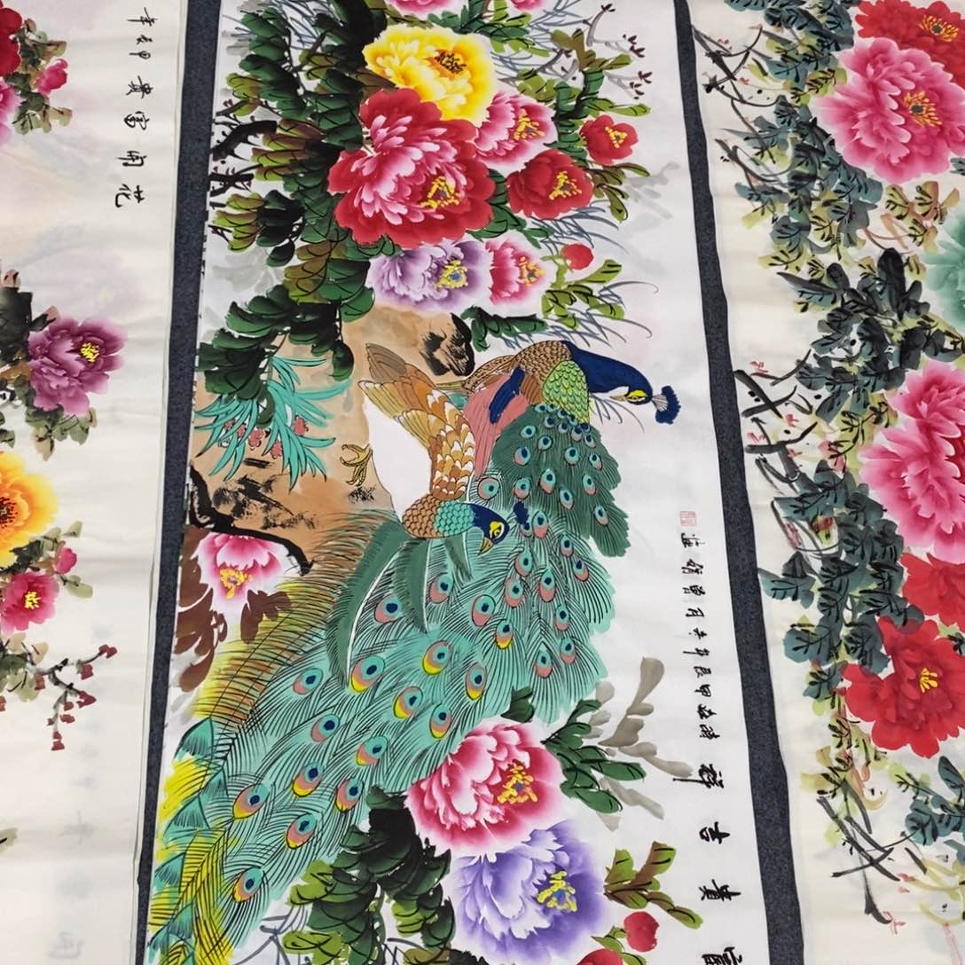 国画尺寸180✖️70小六尺纯手绘