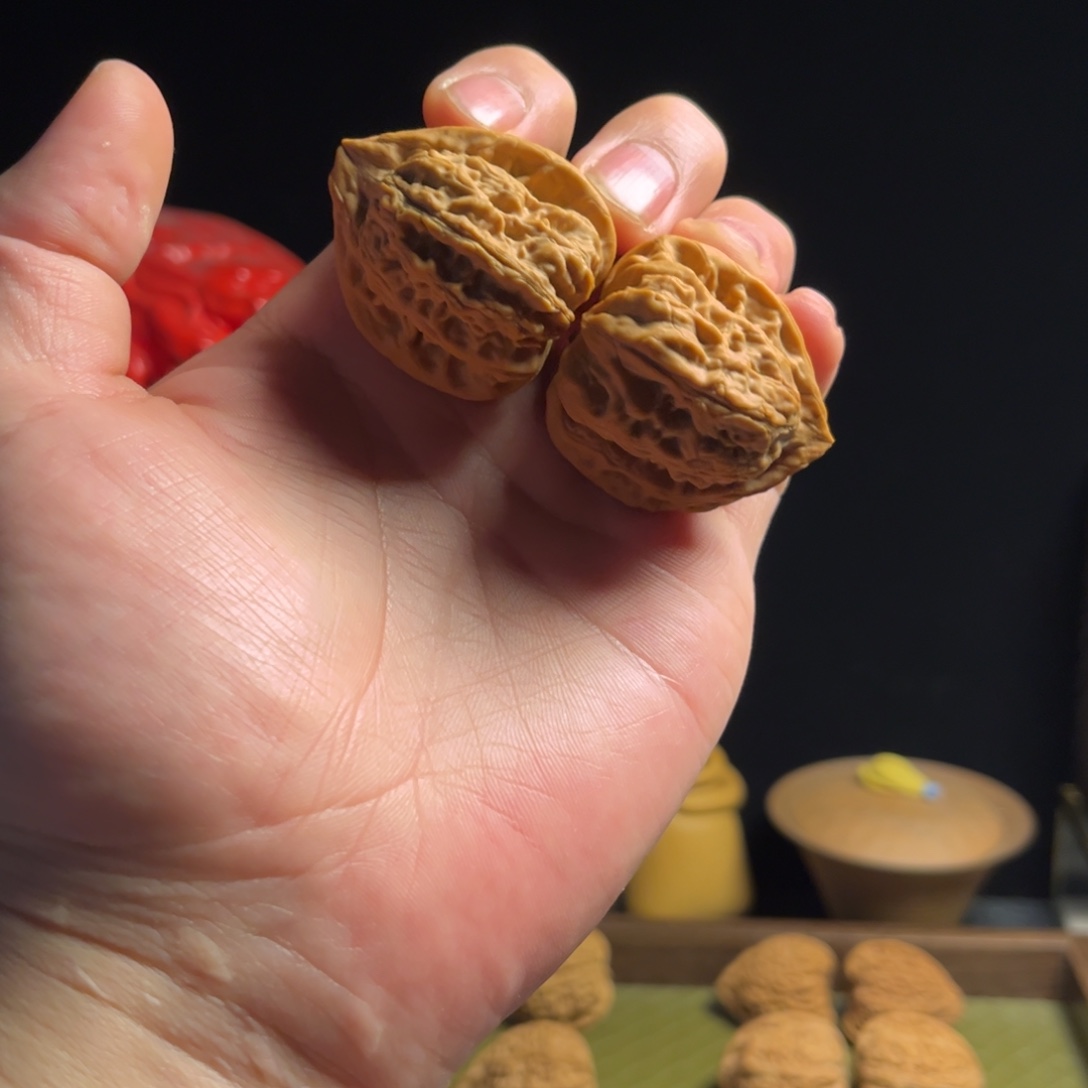 吊坠文玩核桃36赤龙