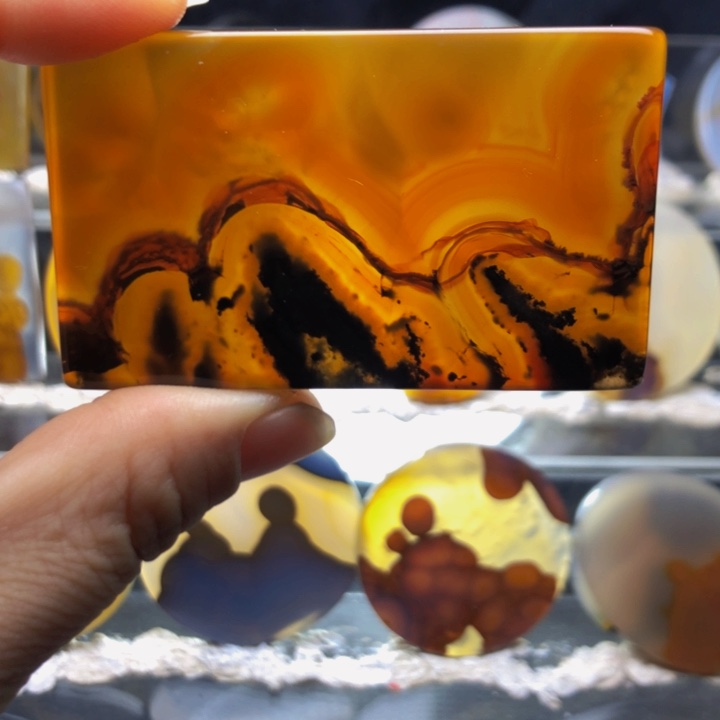 合金玛瑙/玉髓珠宝奇石18