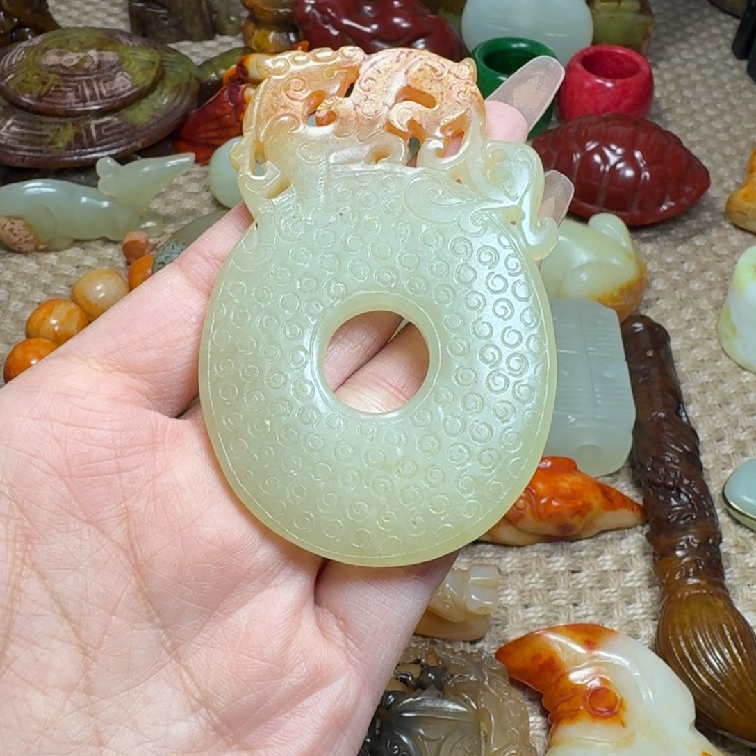 吊坠白玉菩提挂件